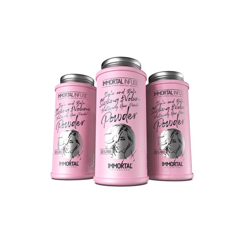 Immortal Texturizing Hair Styling and Volume Powder Pink 30g