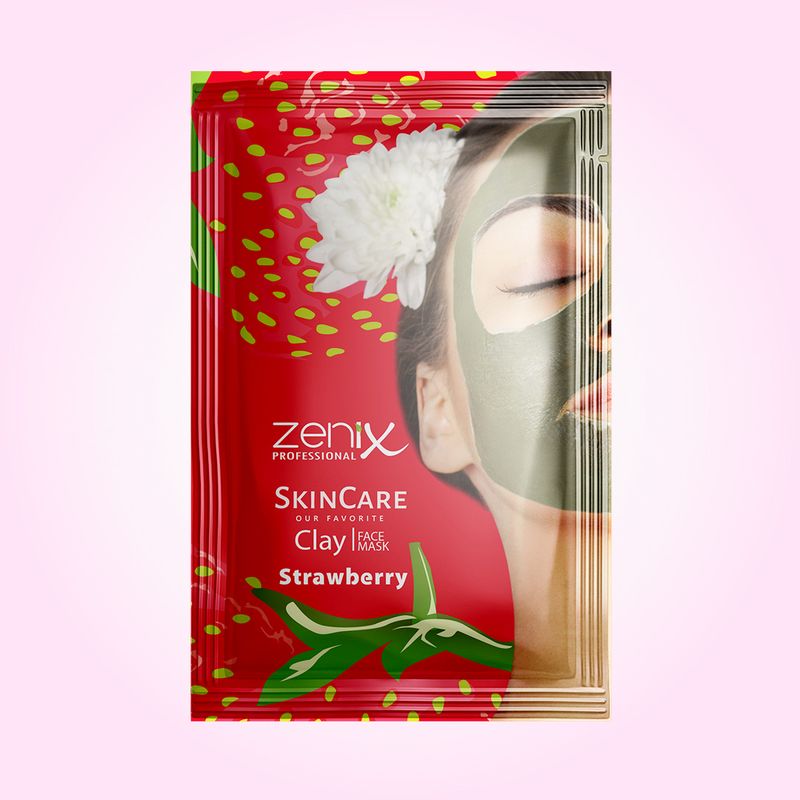 Zenix Clay Face Mask Strawberry