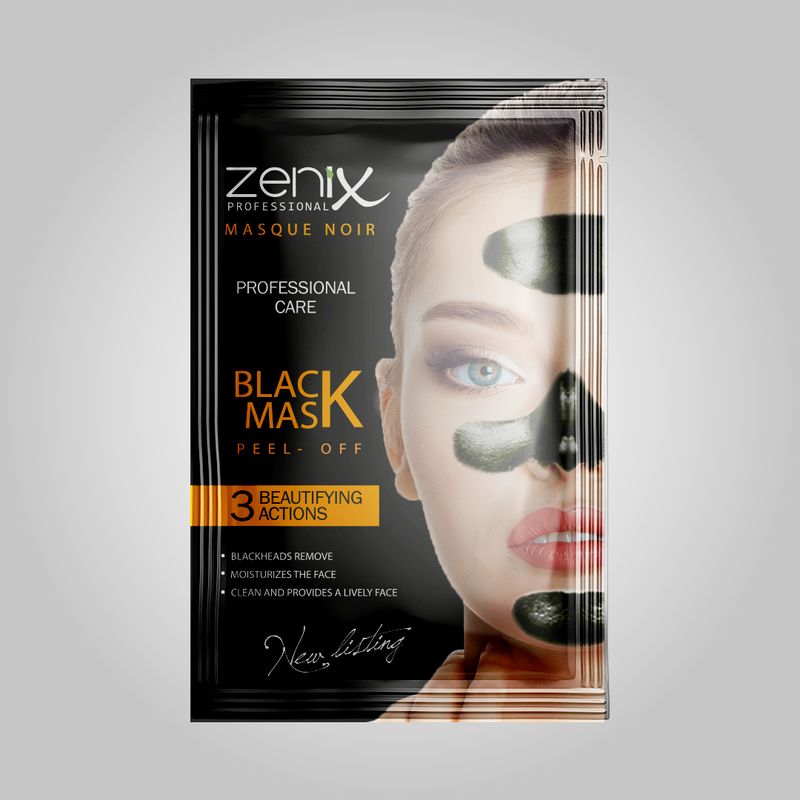 Zenix Peel Off Face Mask Black