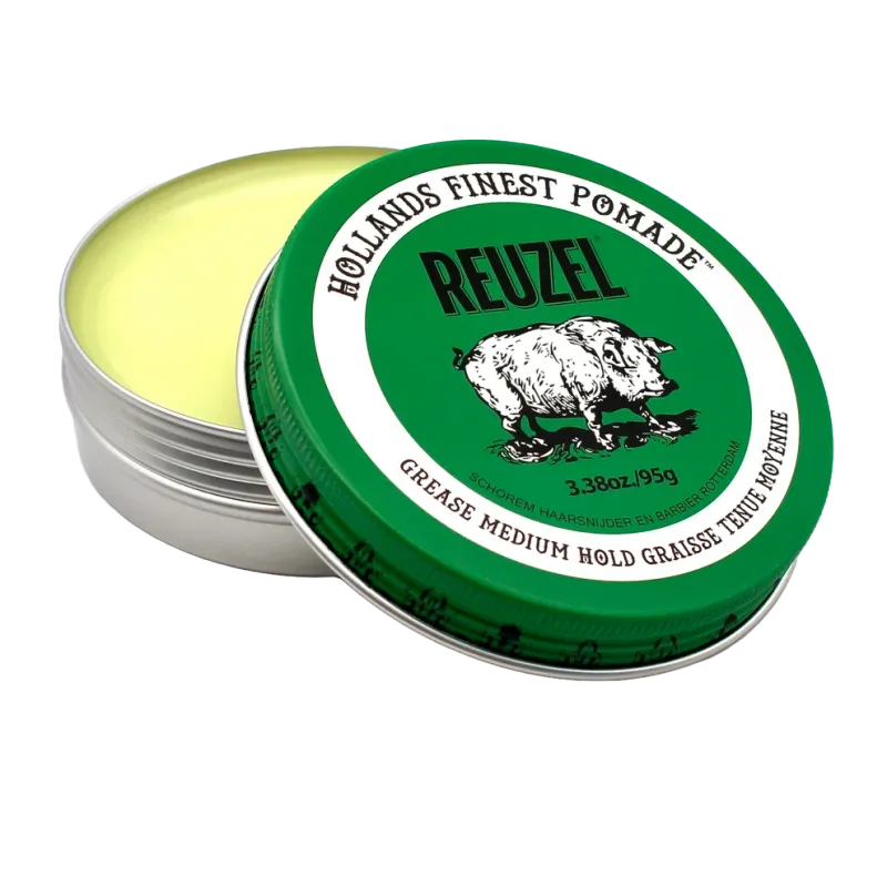 Reuzel Green Grease-Based Medium Hold Pomade 95g