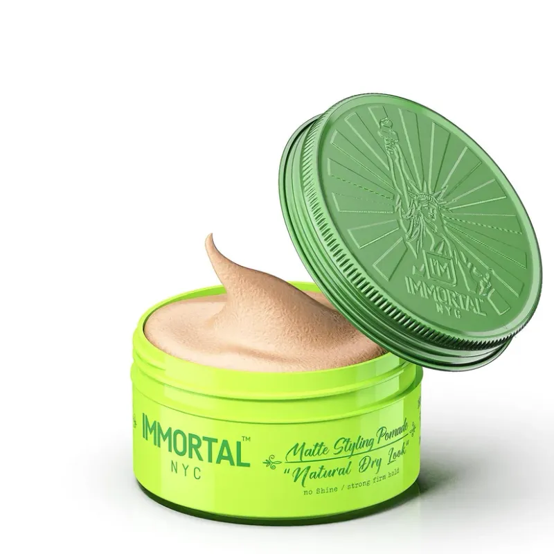 Immortal Matte Styling Pomade Natural Dry Look 150ml