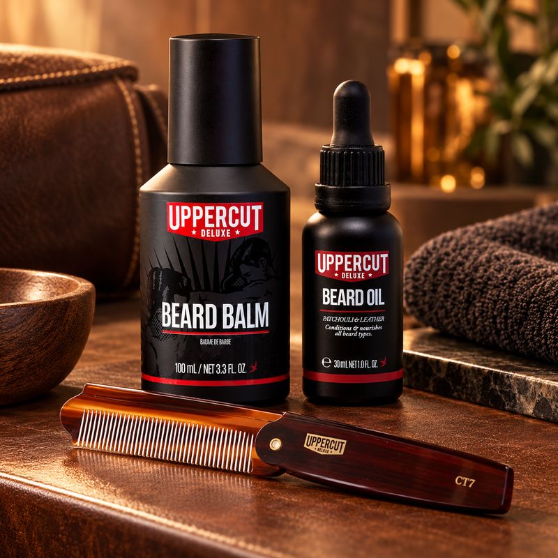 Uppercut Deluxe Beard Control Set