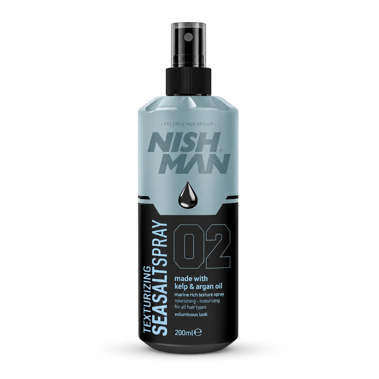 Nishman Sea Salt Spray Kelp &amp; Argan Oil 02 200ml
