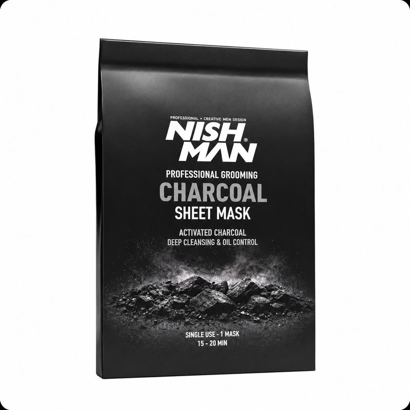 Nishman Charcoal Sheet Mask 5бр