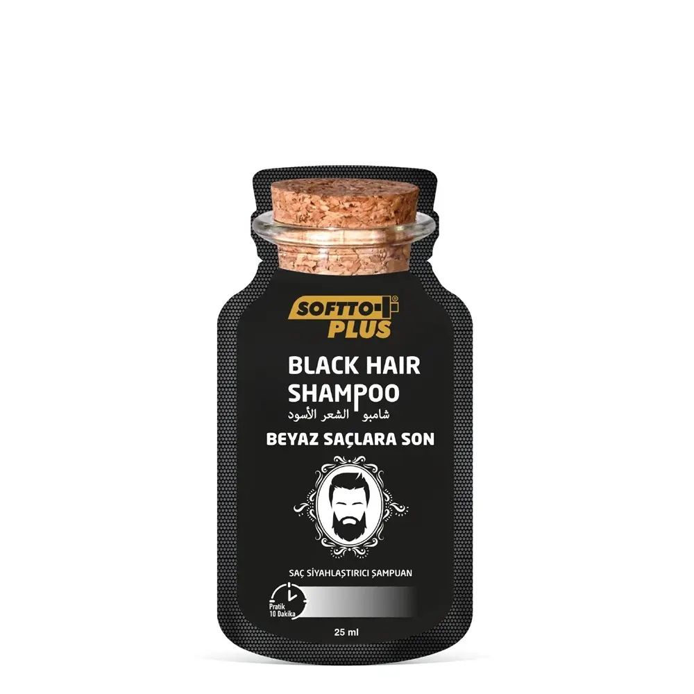 Softto Plus Black Hair Shampoo 25ml