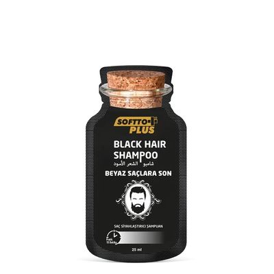 Softto Plus Black Hair Shampoo 25ml