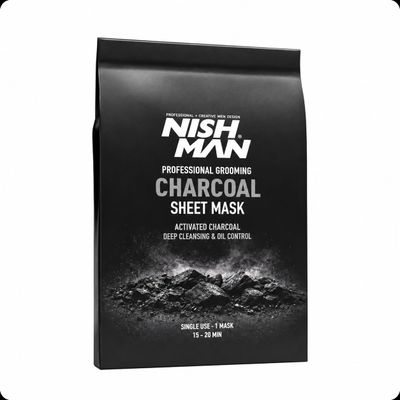 Nishman Charcoal Sheet Mask
