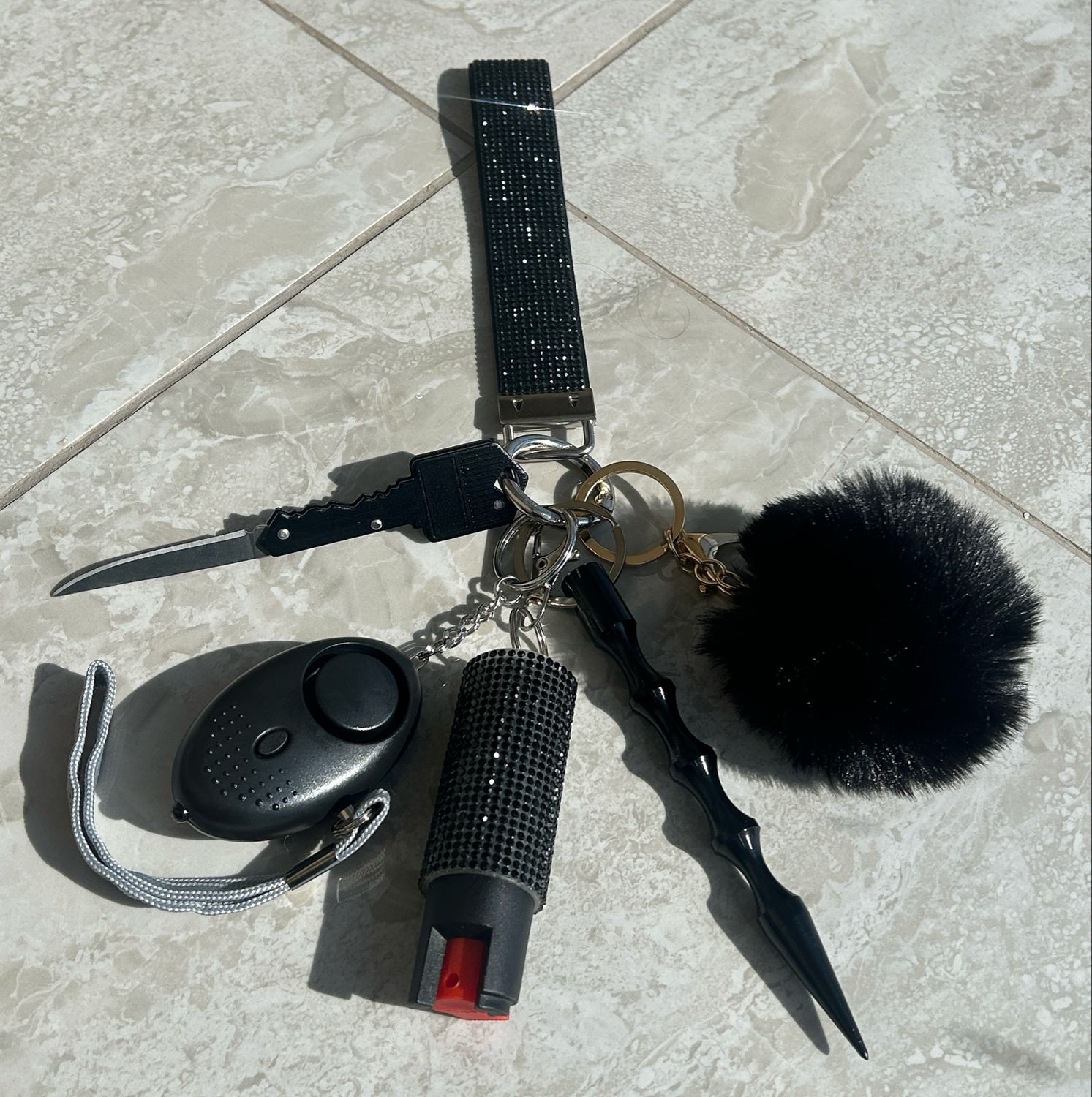 Bold Self-Defence Keychain