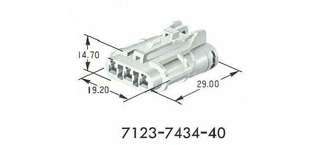 7123-7434-40 x 100pcs