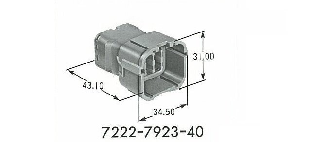 7222-7923-40 x 100pcs
