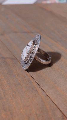 White horse ring