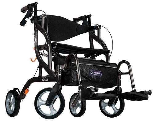 Airgo Fusion 2 IN 1 Folding Rollator &amp; Transport Chair