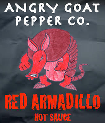 Angry Goat Red Armadillo Hot Sauce (3+/10)