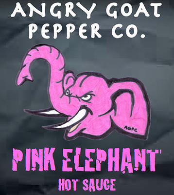 Angry Goat Pink Elephant Hot Sauce (6+/10)