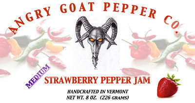 Angry Goat Strawberry Pepper Jam (Medium)
