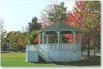 Postcard of Norwich VT Bandstand