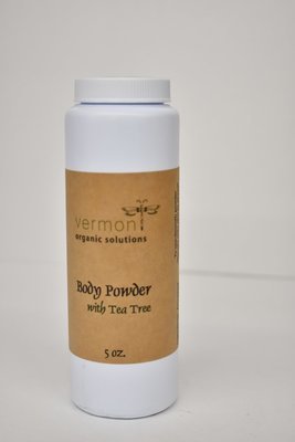 Vermont Organic Body Powder with Tea Tree 5oz