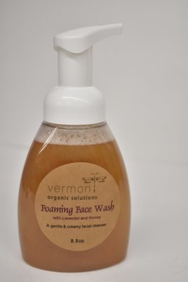Vermont Organic Foaming Face Wash with Lavender and honey