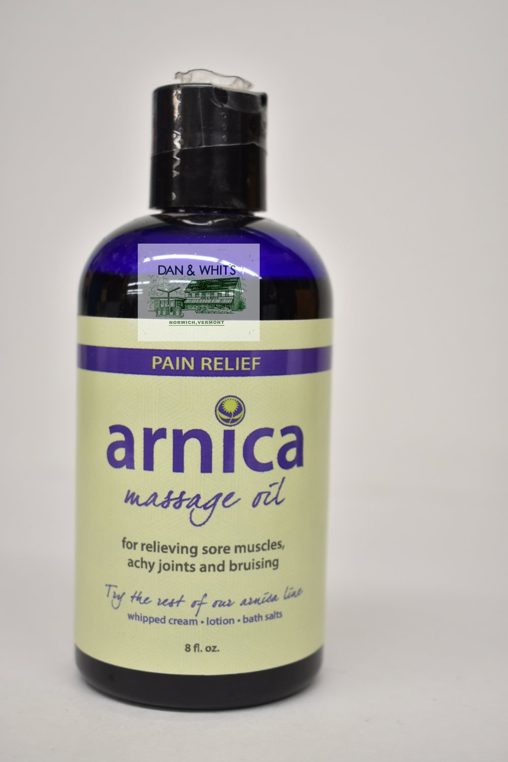 Arnica massage oil for pain relief