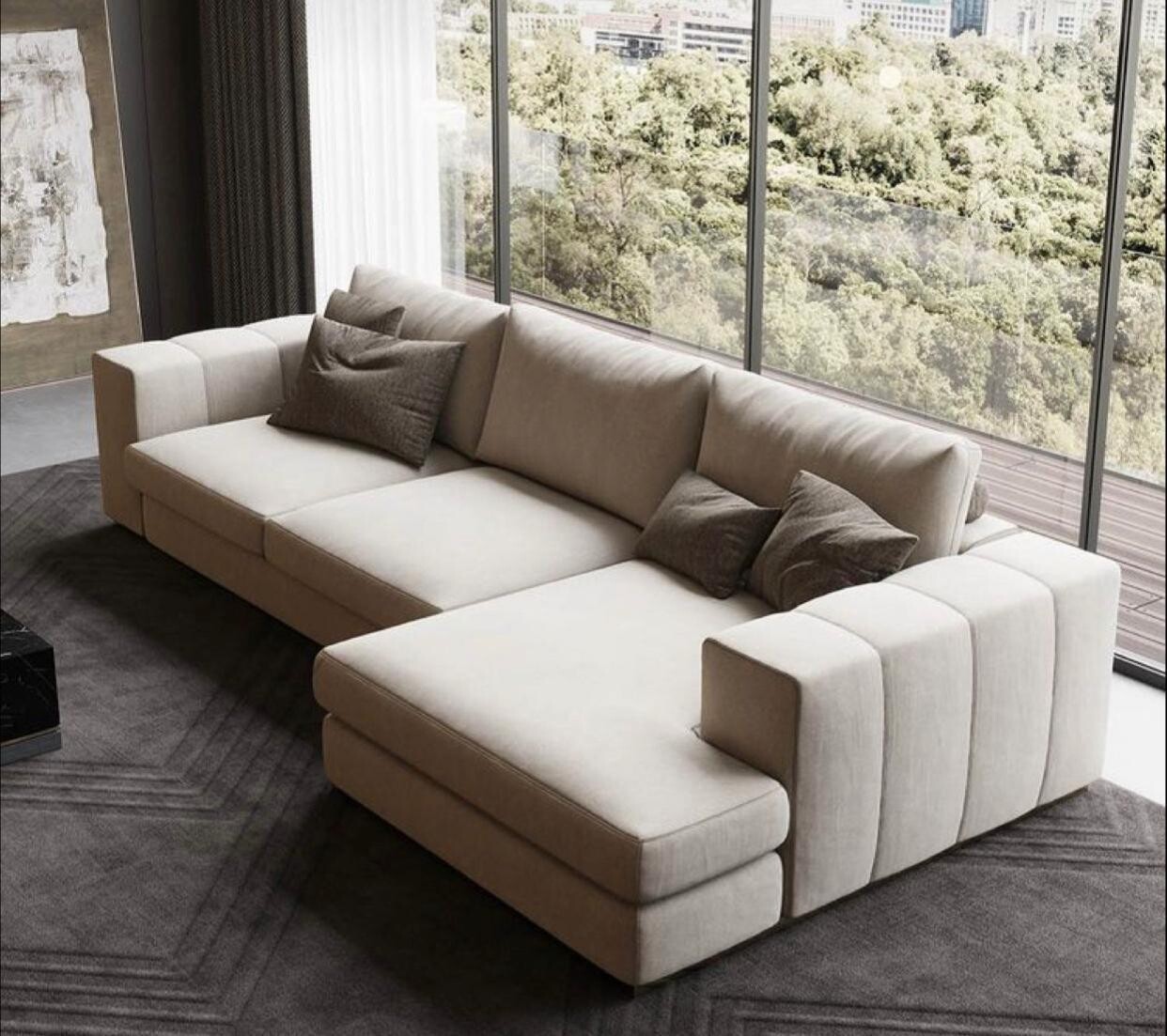 Bespoke L Shaped sofa set