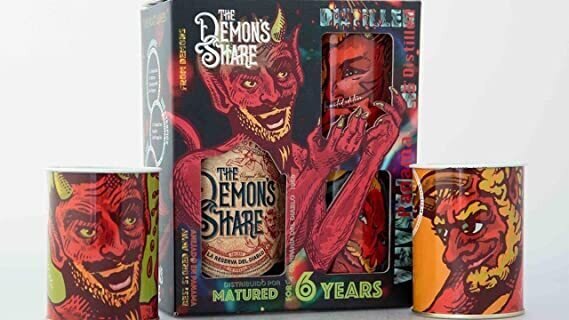 CANE SPIRIT THE DEMON'S SHARE 6 YO GIFT GLASS PACK | PA