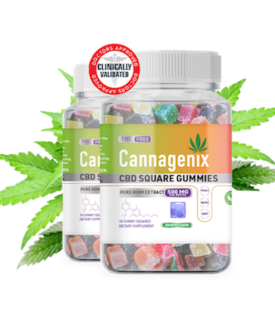 Cannagenix CBD Square Gummies