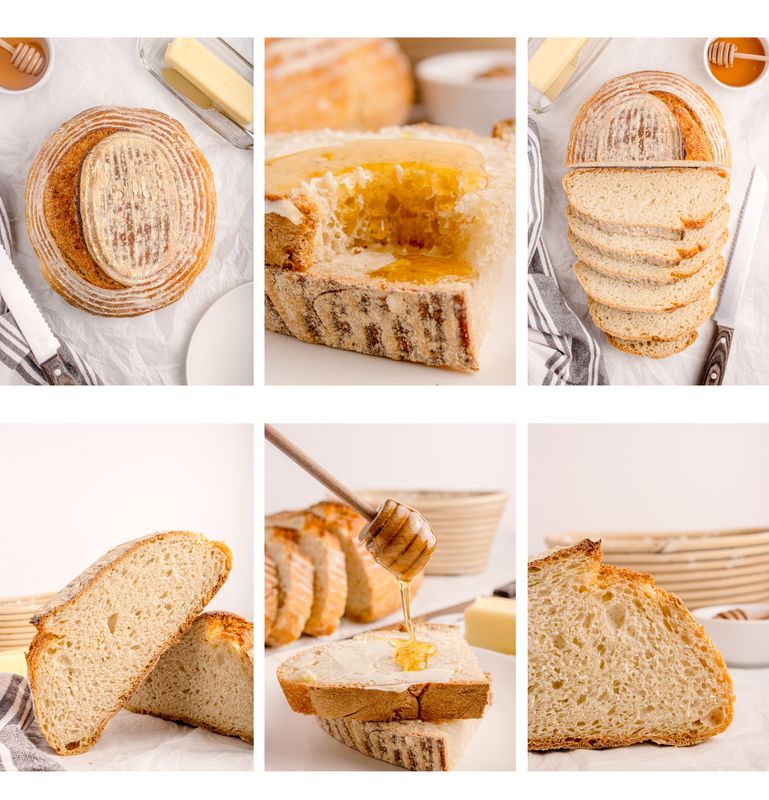 Sourdough Bread In Cups