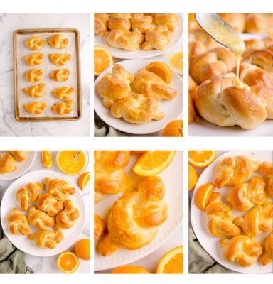 Orange Knot Rolls