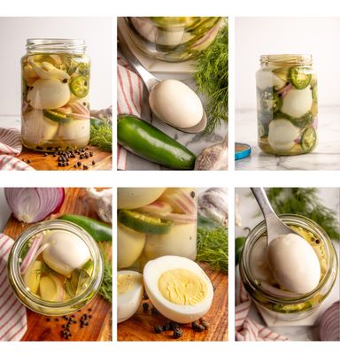 Jalapeño Dill Pickled Eggs