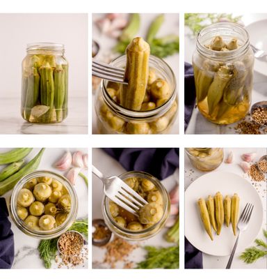 Easy Pickled Okra