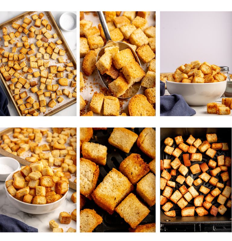 Easy Homemade Croutons (Oven or Air Fryer)