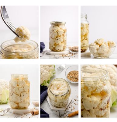 Quick Pickled Cauliflower