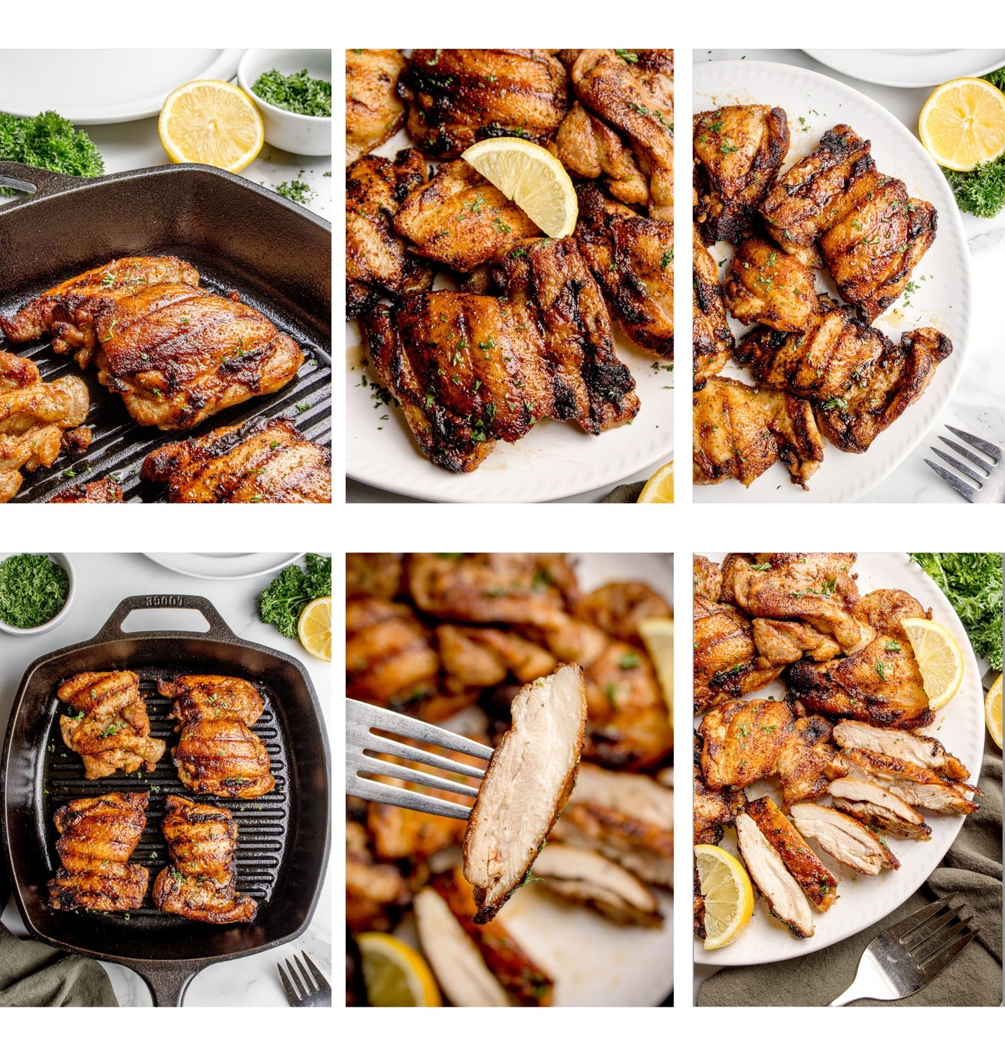 Grilled Boneless Chicken Thighs