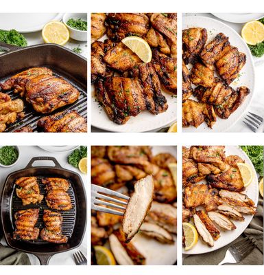 Grilled Boneless Chicken Thighs