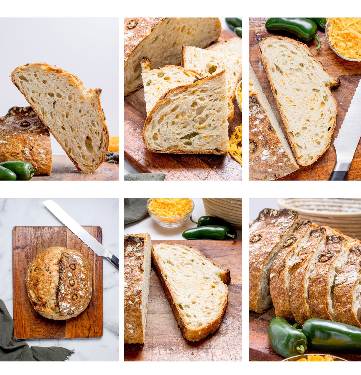 Jalapeno Cheddar Sourdough Bread