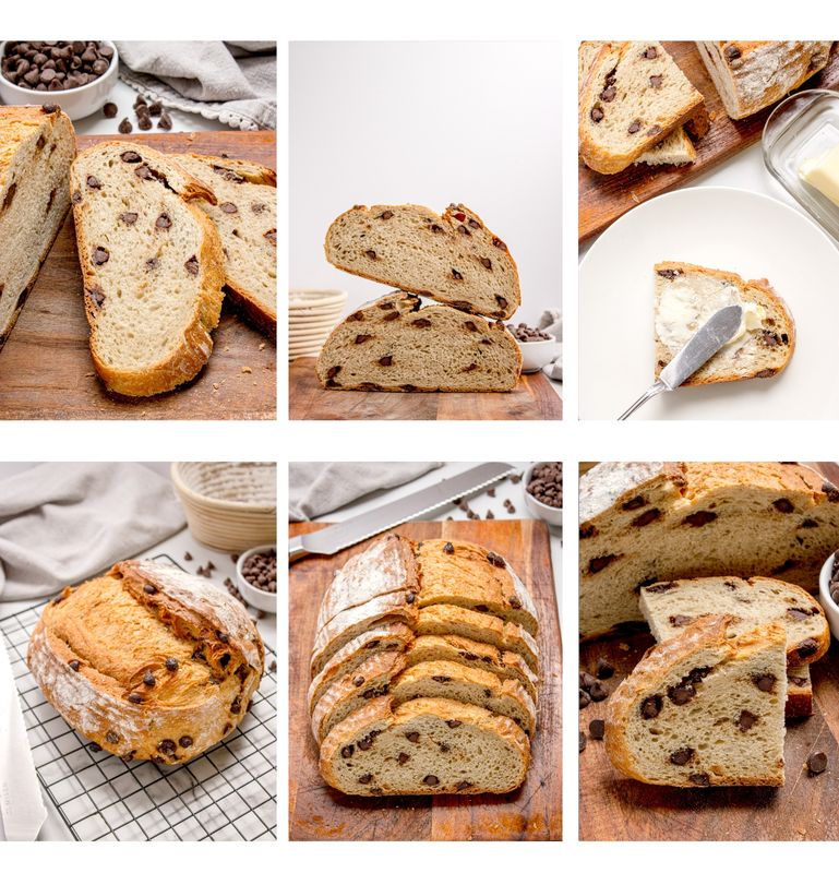 Chocolate Chip Artisan Bread (Yeast)