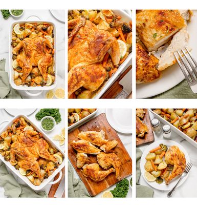 Spatchcock Roast Chicken