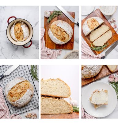 Homemade Rosemary Garlic Bread