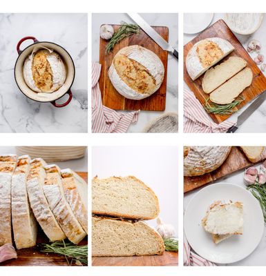 Homemade Rosemary Garlic Bread