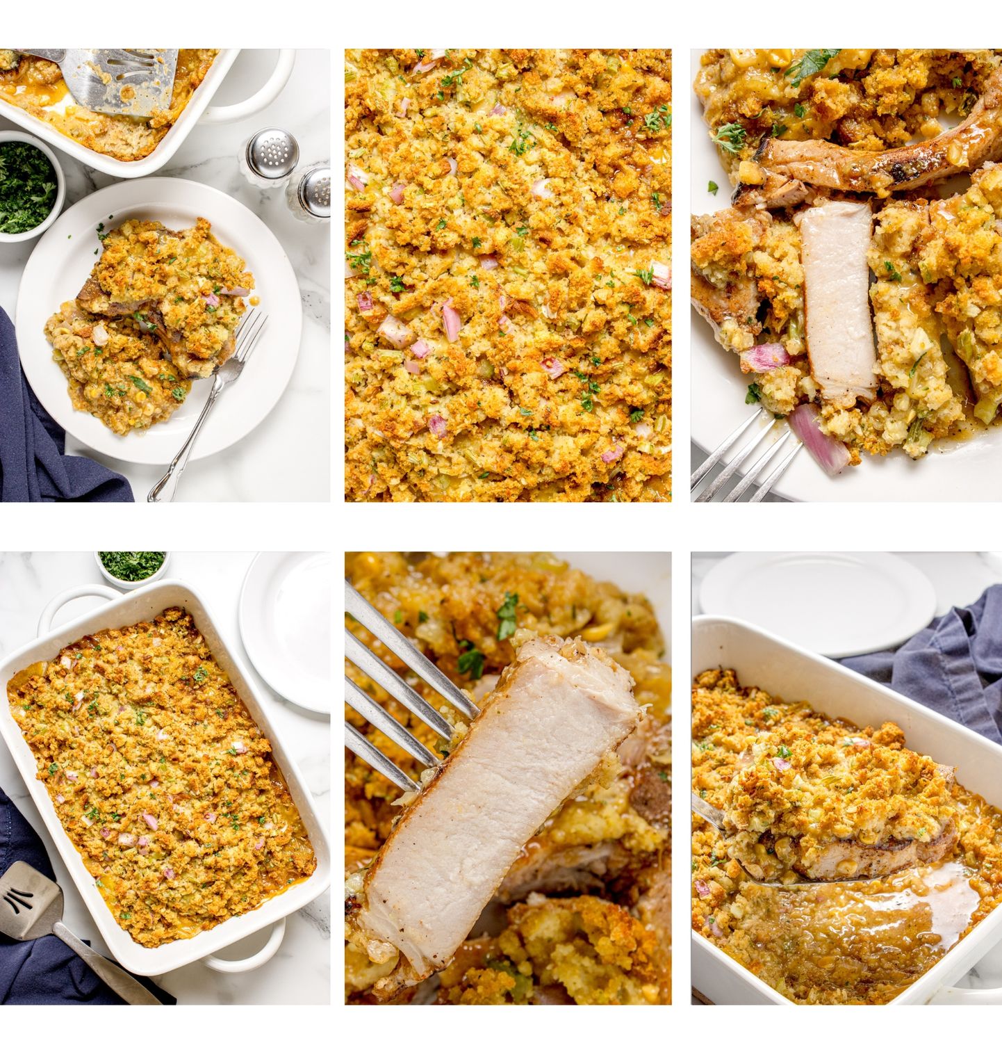 Pork Chop Stuffing Casserole