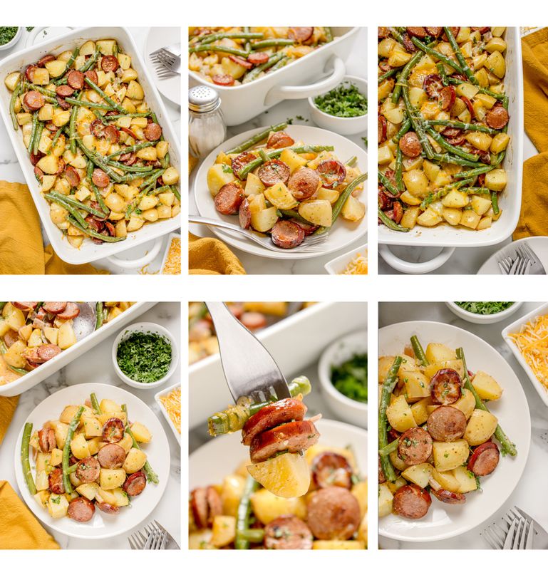 Sausage Green Bean Potato Casserole
