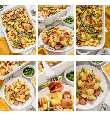 Sausage Green Bean Potato Casserole