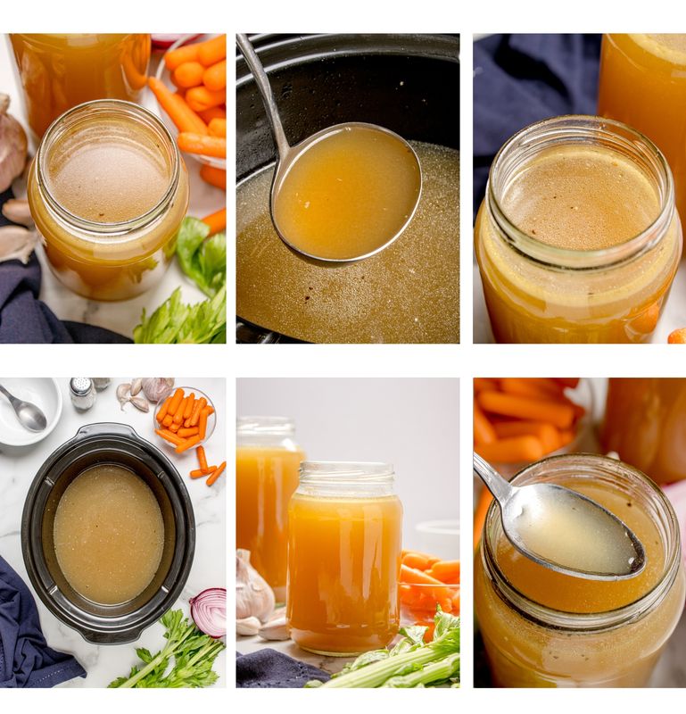 Slow Cooker Chicken Stock