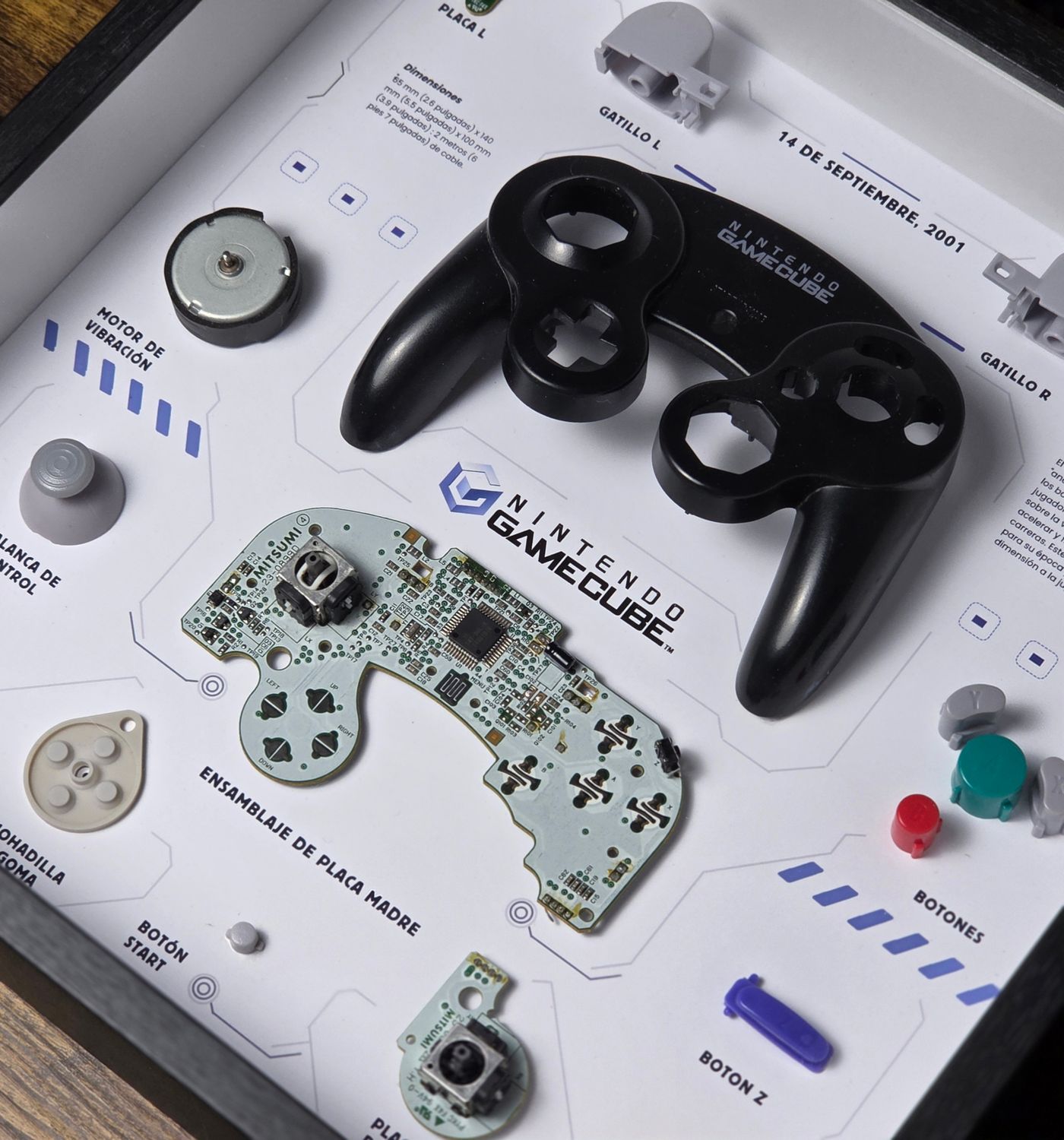 Cuadro control Nintendo Gamecube