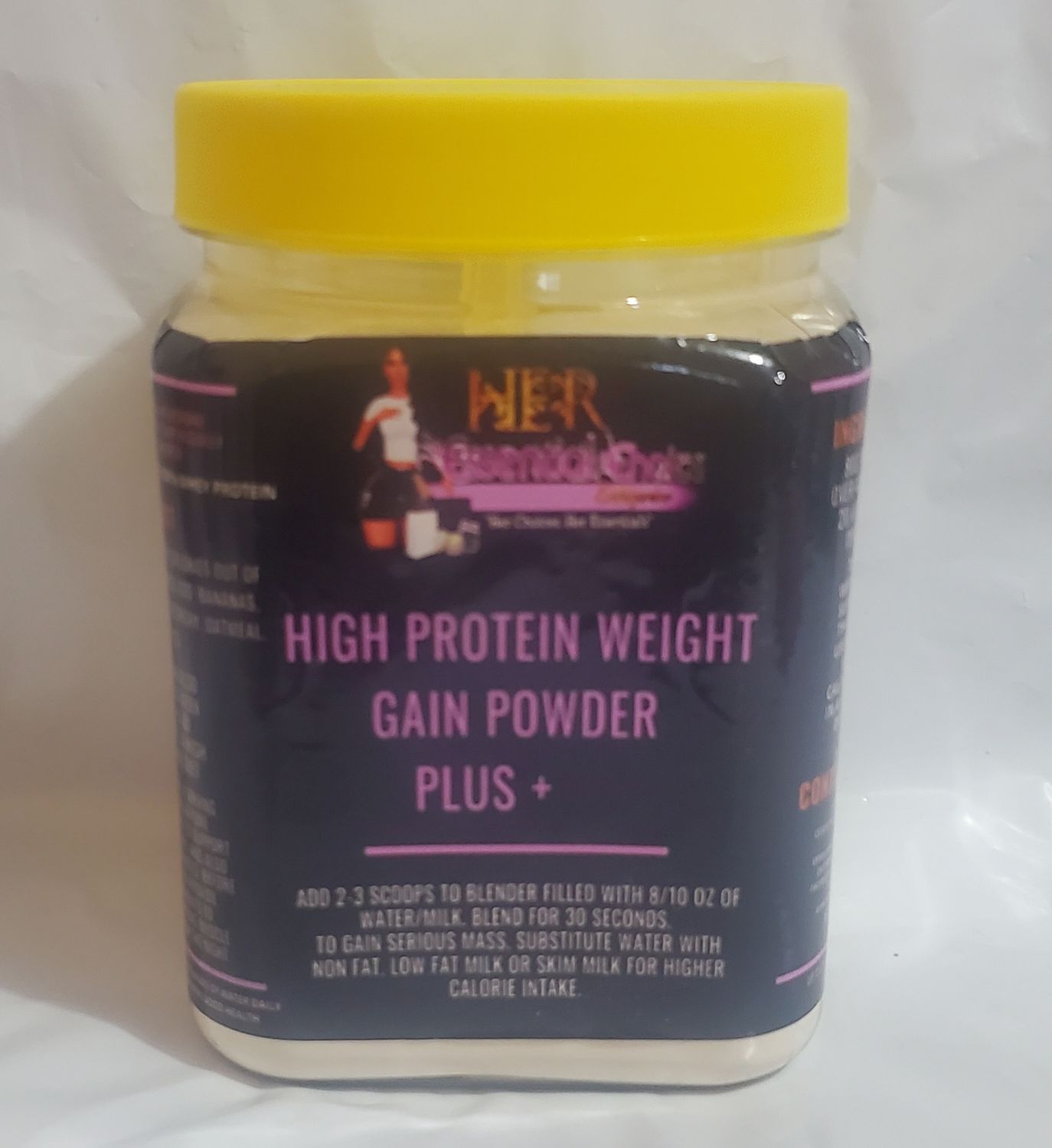 High Protein Weight Gain Powder Plus+, SIZE: 1LB
