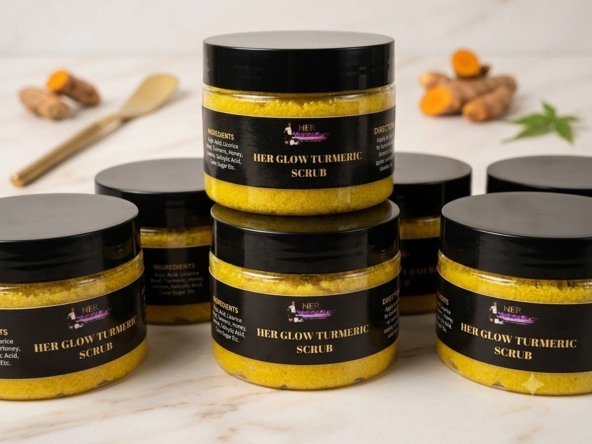  Turmeric Face and Body Scrub 