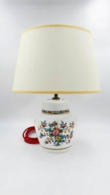 Vintage Coalport ginger jar lamp