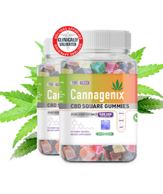 Cannagenix CBD Square Gummies