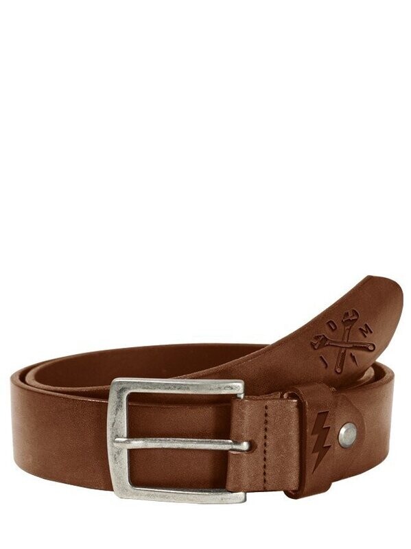 John Doe Leather Belt Cross Tool Dark Cognac