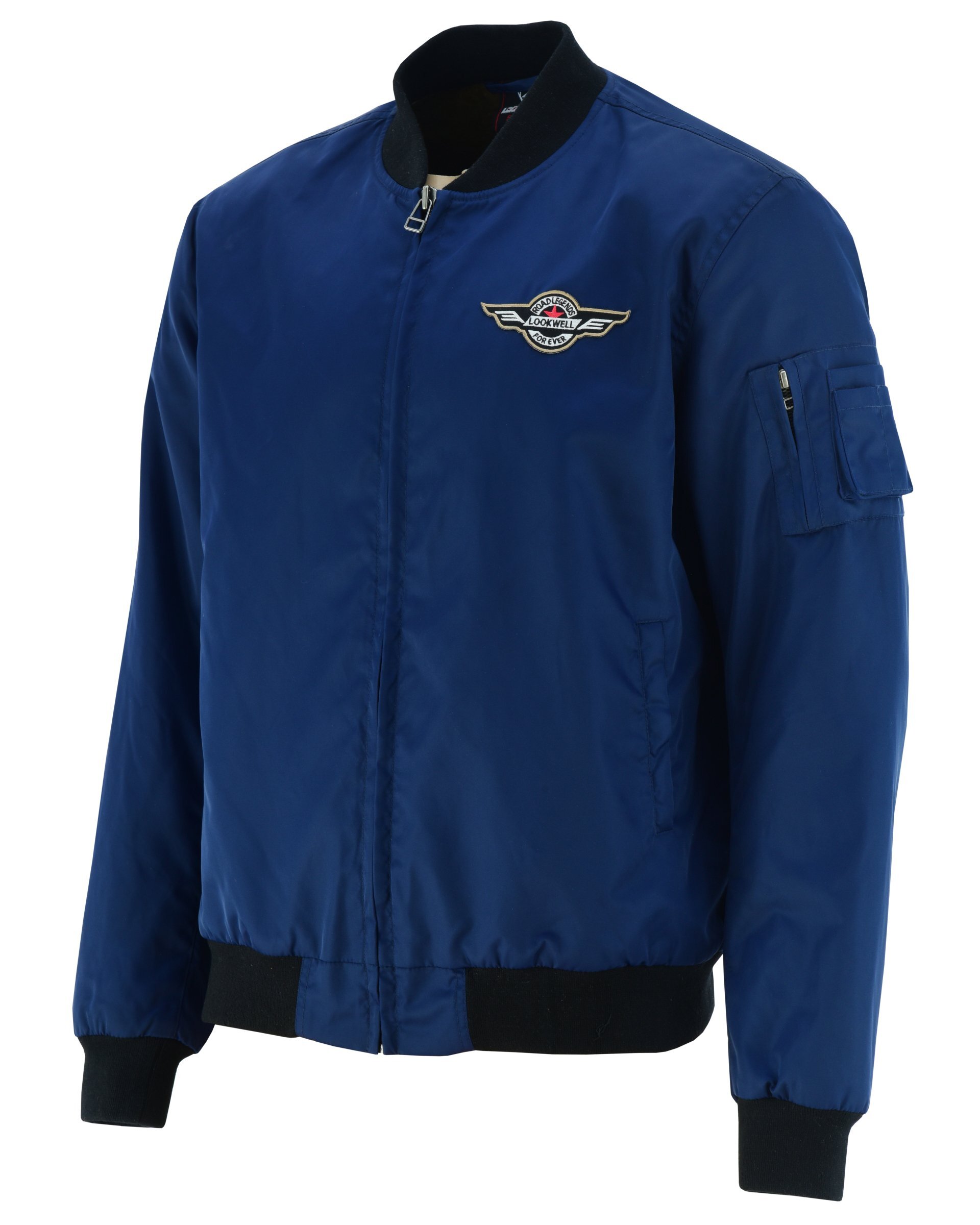 Lookwell Thunder Bomber Jacket - Blue